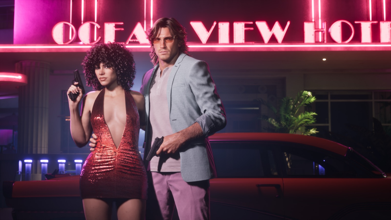GTA 6 Vintage Vice City Pack — official Rockstar promotional screenshot