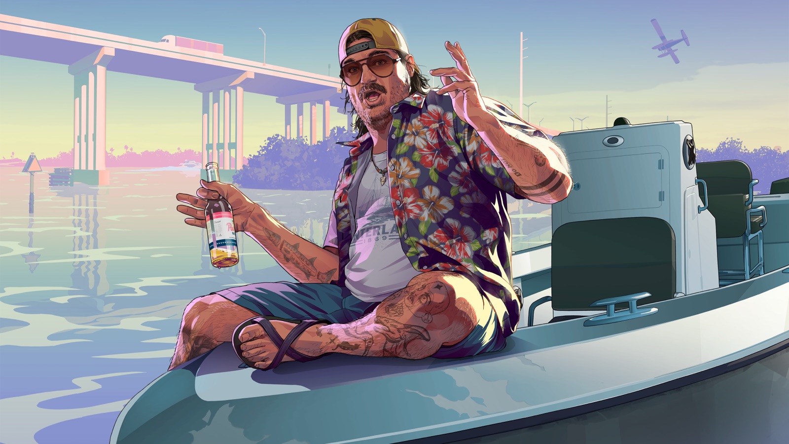 Cal Hampton — official GTA 6 character artwork