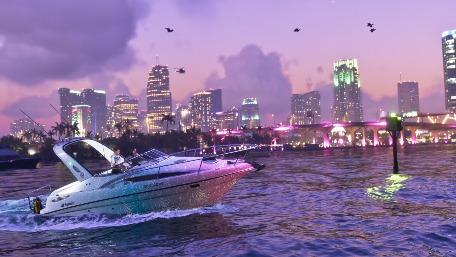 Shitzu Squalo speedboat in GTA 6 — official Ultimate Edition screenshot